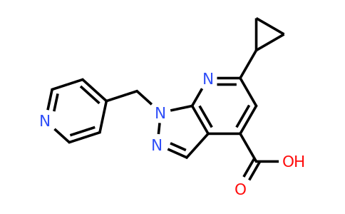CAS 954275-95-7 | 6-Cyclopropyl-1-(pyridin-4-ylmethyl)-1H-pyrazolo[3,4-b]pyridine-4-carboxylic acid
