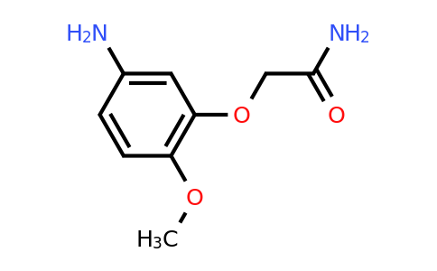 CAS 954562-31-3 | 2-(5-Amino-2-methoxyphenoxy)acetamide