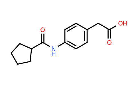CAS 954563-80-5 | 2-(4-Cyclopentaneamidophenyl)acetic acid