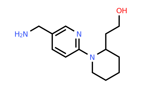 CAS 954572-56-6 | 2-{1-[5-(aminomethyl)pyridin-2-yl]piperidin-2-yl}ethan-1-ol