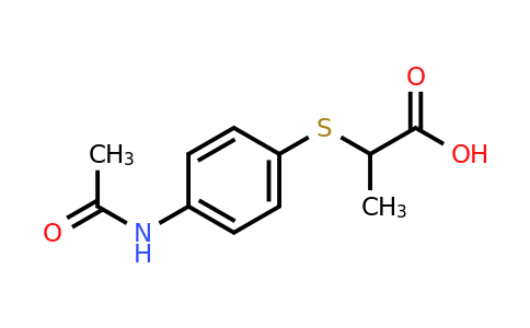 CAS 954575-40-7 | 2-[(4-Acetamidophenyl)sulfanyl]propanoic acid
