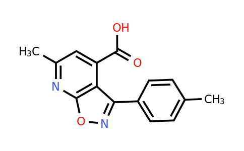 CAS 954576-62-6 | 6-Methyl-3-(4-methylphenyl)-[1,2]oxazolo[5,4-b]pyridine-4-carboxylic acid