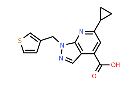 CAS 954579-22-7 | 6-Cyclopropyl-1-(thiophen-3-ylmethyl)-1H-pyrazolo[3,4-b]pyridine-4-carboxylic acid