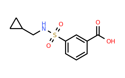 CAS 954579-38-5 | 3-[(Cyclopropylmethyl)sulfamoyl]benzoic acid
