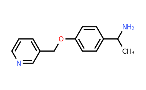 CAS 954580-97-3 | 1-[4-(Pyridin-3-ylmethoxy)phenyl]ethan-1-amine