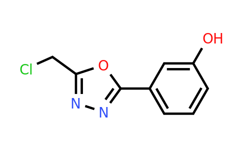 CAS 954586-78-8 | 3-[5-(Chloromethyl)-1,3,4-oxadiazol-2-yl]phenol