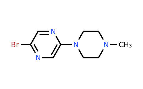 CAS 955050-06-3 | 2-Bromo-5-(4-methylpiperazin-1-YL)pyrazine