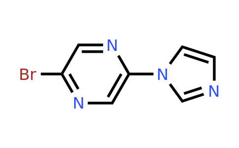 CAS 955050-09-6 | 2-Bromo-5-(imidazol-1-YL)pyrazine