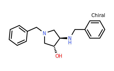 CAS 955158-46-0 | 3-pyrrolidinol, 1-(phenylmethyl)-4-[(phenylmethyl)amino]-, (3r,4r)-rel-