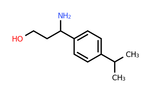 CAS 955287-40-8 | 3-Amino-3-(4-isopropyl-phenyl)-propan-1-ol