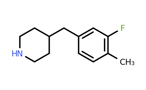 CAS 955287-58-8 | 4-(3-Fluoro-4-methyl-benzyl)-piperidine
