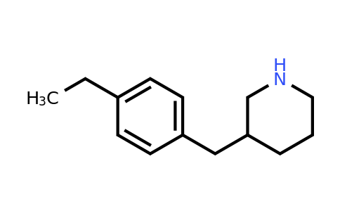 CAS 955287-70-4 | 3-(4-Ethyl-benzyl)-piperidine