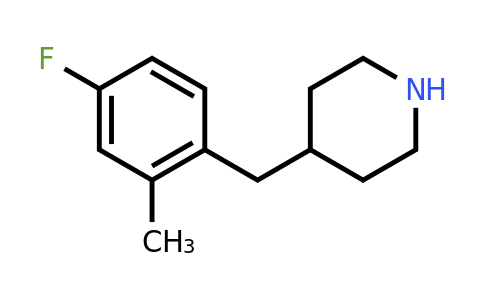 CAS 955287-76-0 | 4-(4-Fluoro-2-methyl-benzyl)-piperidine