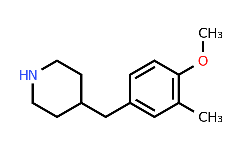 CAS 955287-82-8 | 4-(4-Methoxy-3-methyl-benzyl)-piperidine