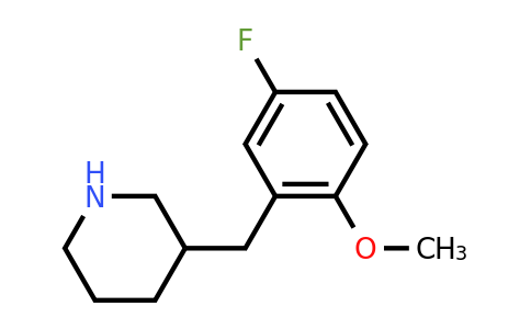 CAS 955288-00-3 | 3-(5-Fluoro-2-methoxy-benzyl)-piperidine
