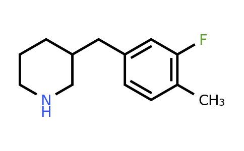 CAS 955288-06-9 | 3-(3-Fluoro-4-methyl-benzyl)-piperidine