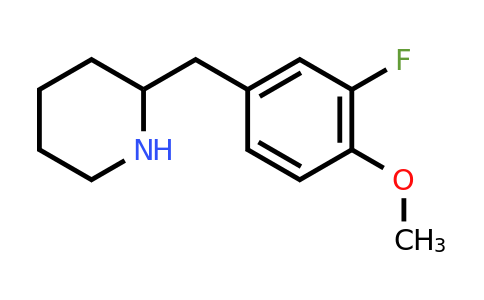 CAS 955288-40-1 | 2-(3-Fluoro-4-methoxy-benzyl)-piperidine