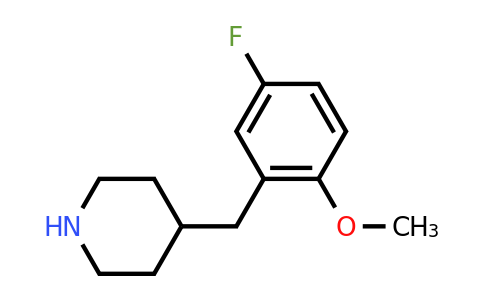 CAS 955314-86-0 | 4-(5-Fluoro-2-methoxy-benzyl)-piperidine