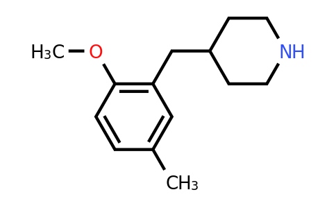 CAS 955314-98-4 | 4-(2-Methoxy-5-methyl-benzyl)-piperidine