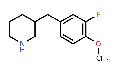 CAS 955315-10-3 | 3-(3-Fluoro-4-methoxy-benzyl)-piperidine
