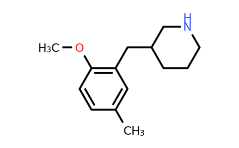 CAS 955315-16-9 | 3-(2-Methoxy-5-methyl-benzyl)-piperidine