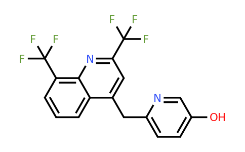 CAS 955315-33-0 | 6-(2,8-Bis-trifluoromethyl-quinolin-4-ylmethyl)-pyridin-3-ol