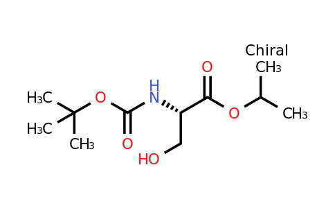 CAS 955379-18-7 | (S)-Isopropyl 2-((tert-butoxycarbonyl)amino)-3-hydroxypropanoate