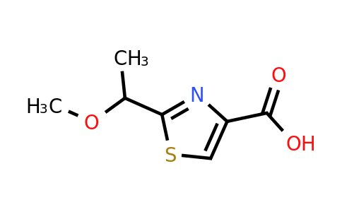 CAS 955400-89-2 | 2-(1-methoxyethyl)-1,3-thiazole-4-carboxylic acid