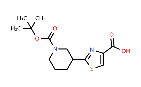 CAS 955401-18-0 | 2-(1-(tert-Butoxycarbonyl)piperidin-3-yl)thiazole-4-carboxylic acid