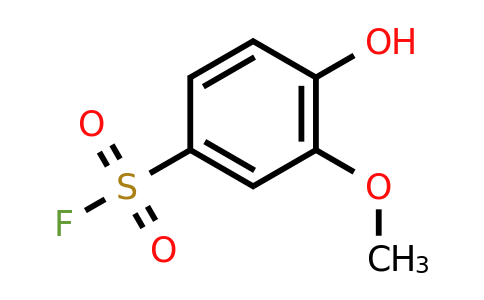 CAS 95546-51-3 | 4-Hydroxy-3-methoxybenzene-1-sulfonyl fluoride