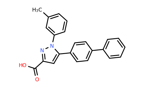 CAS 955964-50-8 | 5-{[1,1'-biphenyl]-4-yl}-1-(3-methylphenyl)-1H-pyrazole-3-carboxylic acid