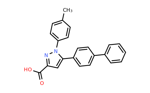CAS 955972-89-1 | 5-{[1,1'-biphenyl]-4-yl}-1-(4-methylphenyl)-1H-pyrazole-3-carboxylic acid