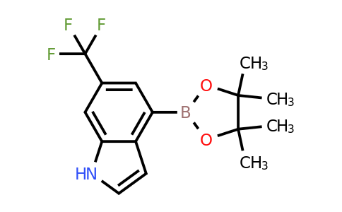CAS 955978-82-2 | 4-(4,4,5,5-tetramethyl-1,3,2-dioxaborolan-2-yl)-6-(trifluoromethyl)-1h-indole