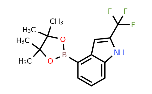 CAS 955978-84-4 | 4-(4,4,5,5-tetramethyl-1,3,2-dioxaborolan-2-yl)-2-(trifluoromethyl)-1h-indole