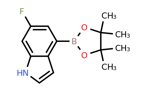 CAS 955978-85-5 | 6-fluoro-4-(4,4,5,5-tetramethyl-1,3,2-dioxaborolan-2-yl)-1h-indole