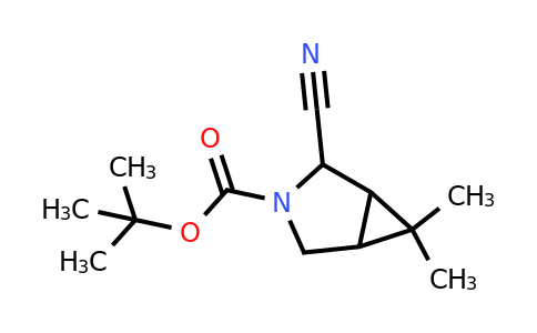 CAS 956004-44-7 | tert-butyl 2-cyano-6,6-dimethyl-3-azabicyclo[3.1.0]hexane-3-carboxylate
