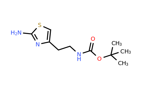 CAS 956018-34-1 | tert-Butyl 2-(2-aminothiazol-4-yl)ethylcarbamate
