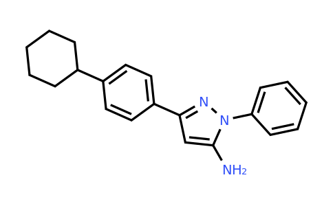 CAS 956159-37-8 | 3-(4-cyclohexylphenyl)-1-phenyl-1H-pyrazol-5-amine