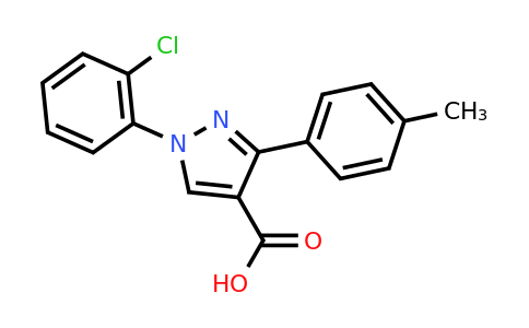 CAS 956181-51-4 | 1-(2-chlorophenyl)-3-(4-methylphenyl)-1H-pyrazole-4-carboxylic acid