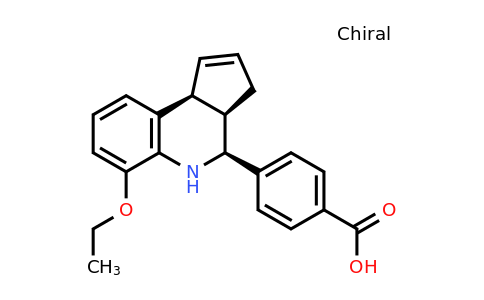 CAS 956189-58-5 | 4-((3aR,4S,9bS)-6-Ethoxy-3a,4,5,9b-tetrahydro-3H-cyclopenta[c]quinolin-4-yl)benzoic acid