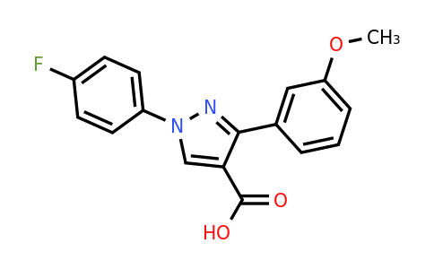 CAS 956198-12-2 | 1-(4-fluorophenyl)-3-(3-methoxyphenyl)-1H-pyrazole-4-carboxylic acid