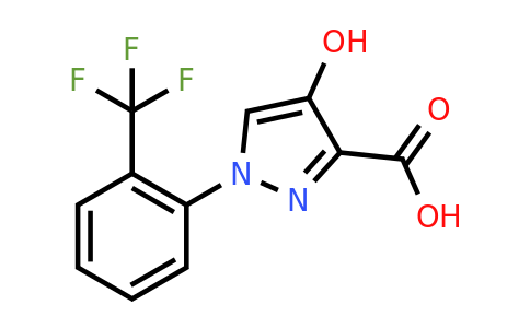 CAS 956203-24-0 | 4-hydroxy-1-[2-(trifluoromethyl)phenyl]-1H-pyrazole-3-carboxylic acid