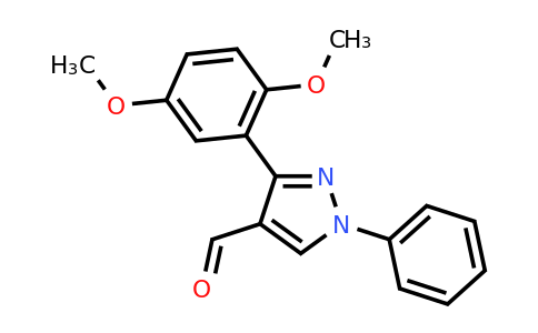 CAS 956206-42-1 | 3-(2,5-dimethoxyphenyl)-1-phenyl-1H-pyrazole-4-carbaldehyde
