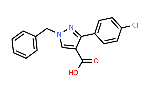 CAS 956261-56-6 | 1-benzyl-3-(4-chlorophenyl)-1H-pyrazole-4-carboxylic acid
