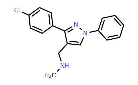 CAS 956261-64-6 | {[3-(4-chlorophenyl)-1-phenyl-1H-pyrazol-4-yl]methyl}(methyl)amine
