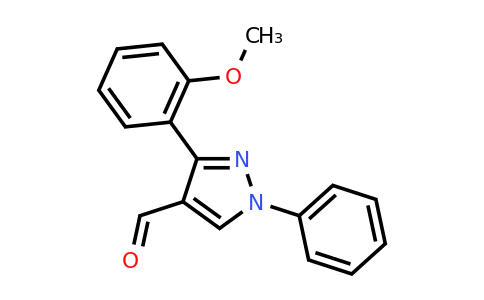 CAS 956262-41-2 | 3-(2-methoxyphenyl)-1-phenyl-1H-pyrazole-4-carbaldehyde