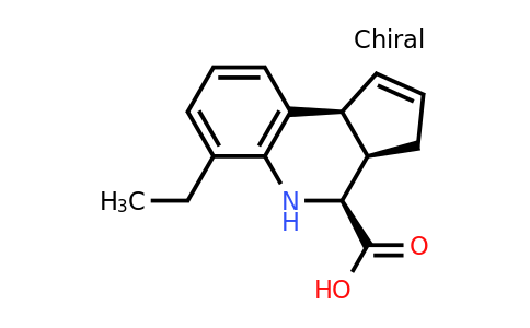 CAS 956270-78-3 | (3aR,4S,9bS)-6-Ethyl-3a,4,5,9b-tetrahydro-3H-cyclopenta[c]quinoline-4-carboxylic acid