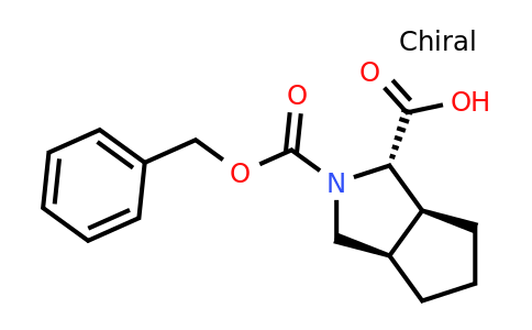 CAS 956332-61-9 | (3S,3aS,6aR)-2-benzyloxycarbonyl-3,3a,4,5,6,6a-hexahydro-1H-cyclopenta[c]pyrrole-3-carboxylic acid