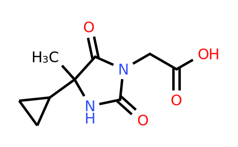 CAS 956355-40-1 | 2-(4-cyclopropyl-4-methyl-2,5-dioxoimidazolidin-1-yl)acetic acid