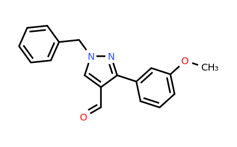 CAS 956360-54-6 | 1-benzyl-3-(3-methoxyphenyl)-1H-pyrazole-4-carbaldehyde